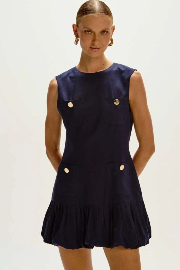 Imagem de Vestido Olívia Azul Marinho Le Blog