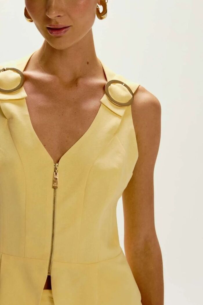 Imagem de Blusa Olívia Amarelo Grace Le Blog