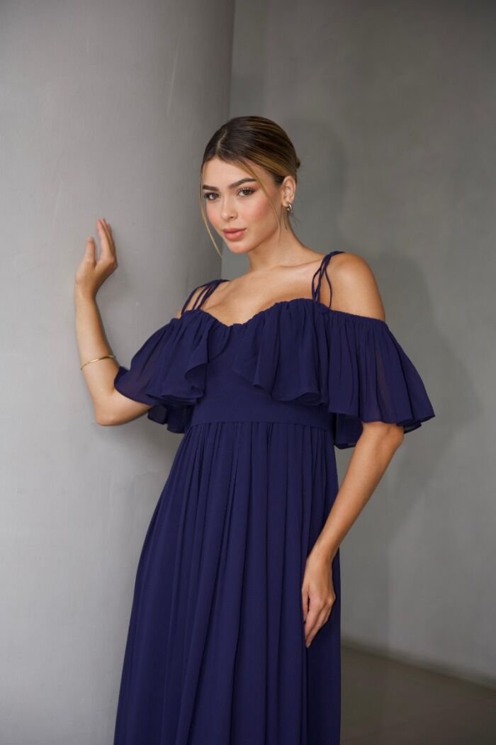 Imagem de Vestido Pethla Azul Marinho D´teliê