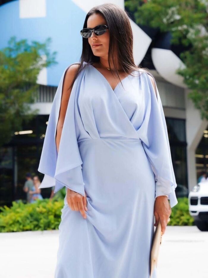 Imagem de Vestido Alfaiataria Transpassado Luzia Fazzolli