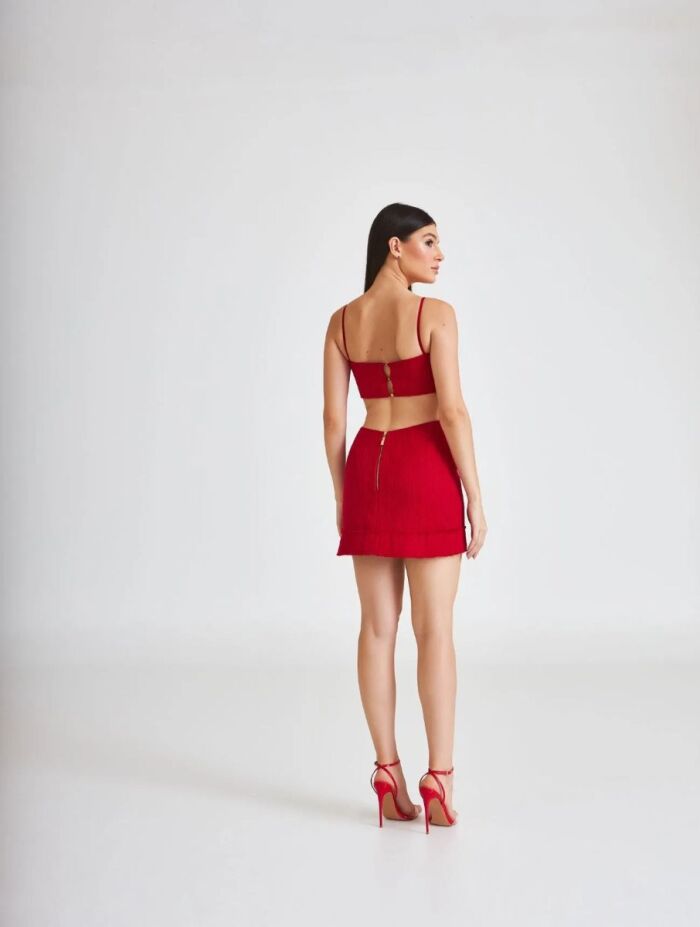Imagem de Vestido Cintia Vermelho Cloude