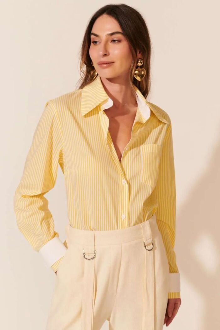 Imagem de Camisa Laila Amarelo Pop Corn Le Blog