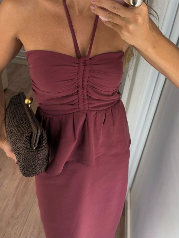 Imagem de Vestido Merlot Olívia