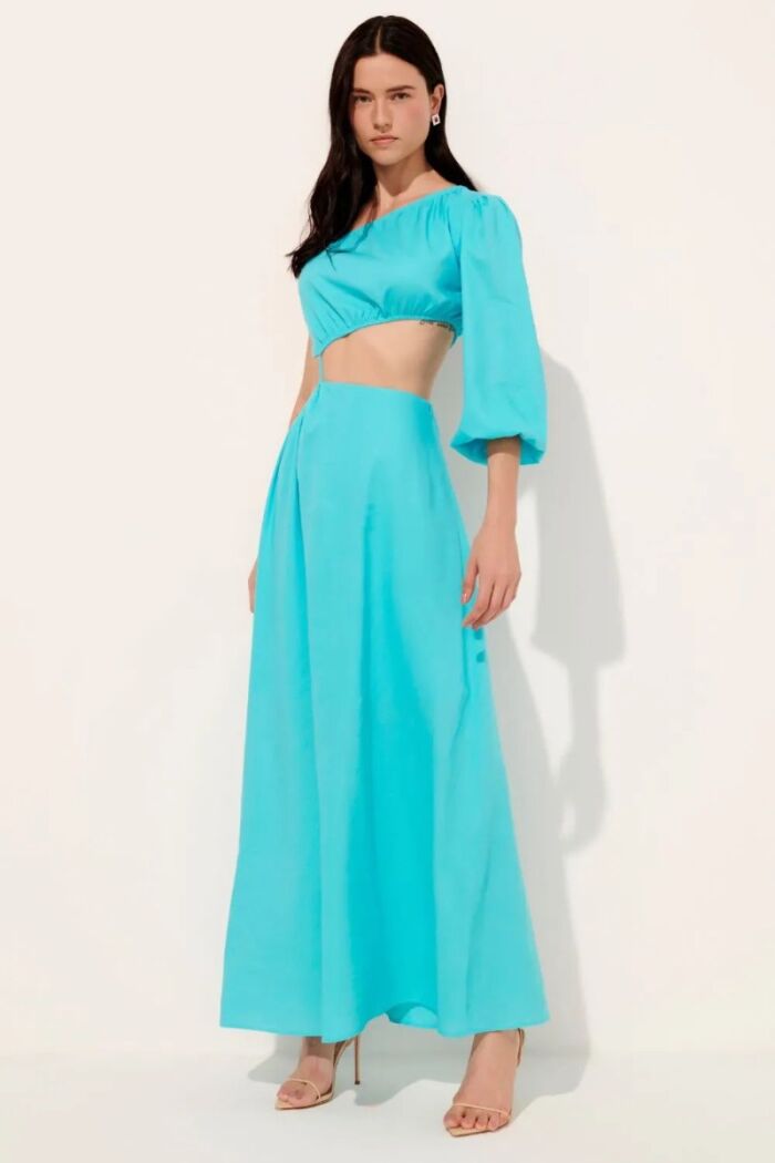 Imagem de Vestido Claire Azul Celeste Le BLog
