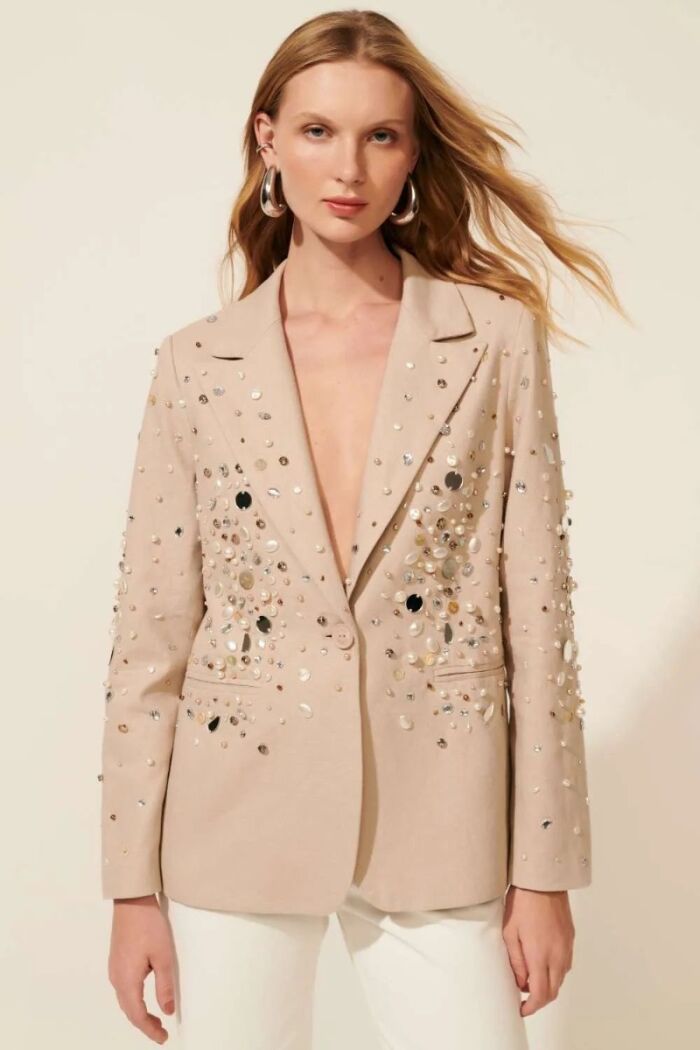 Imagem de Blazer Debbie Natural Le Blog