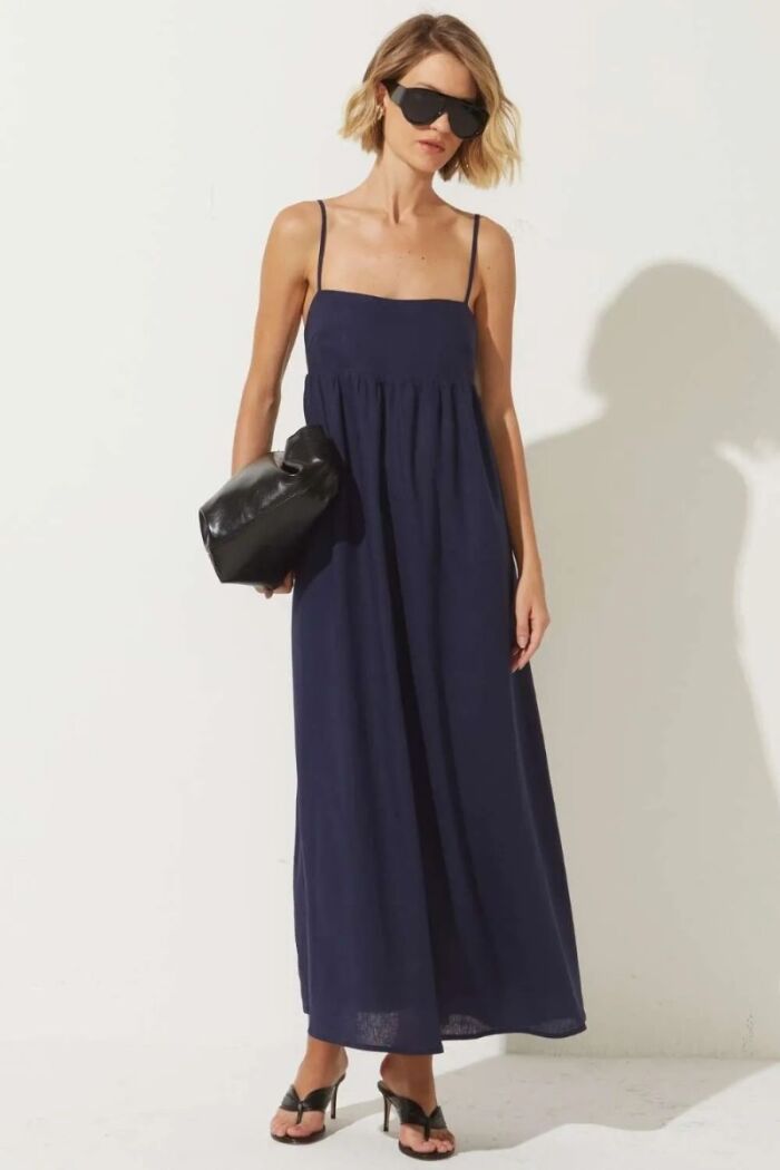 Imagem de Vestido Raissa Azul Marinho Le Blog