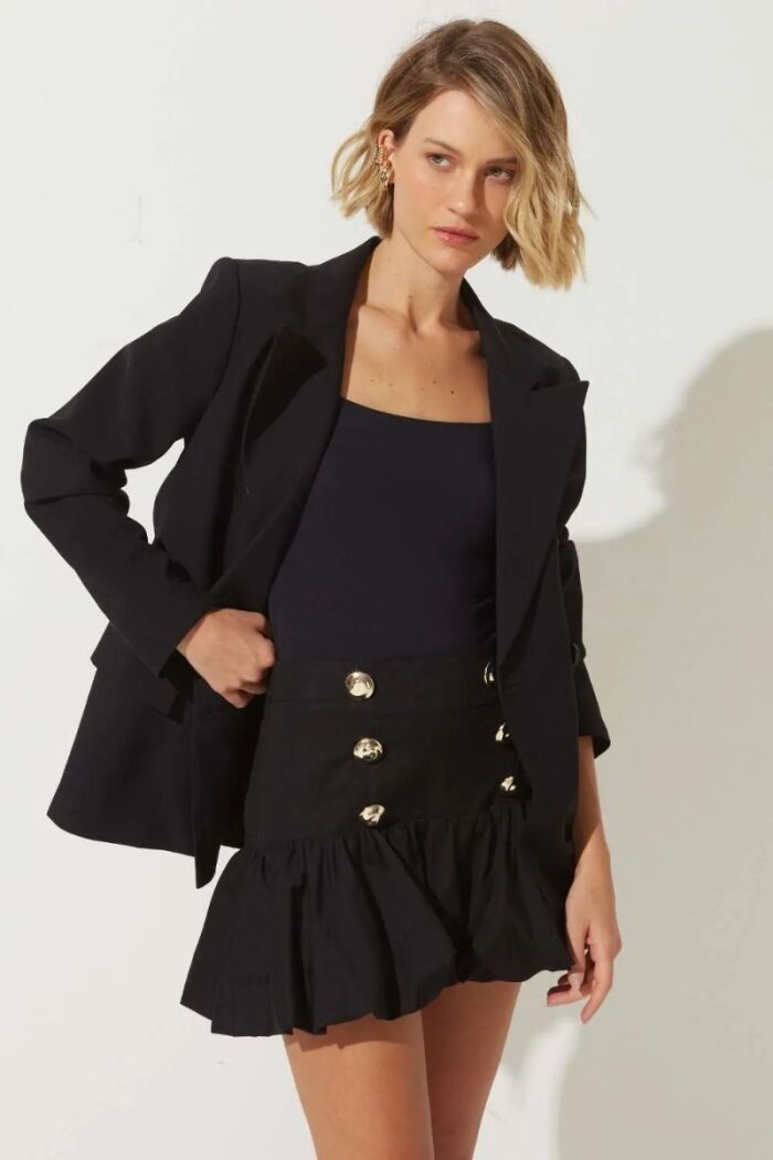 Imagem de Saia Dafne Preta Le Blog