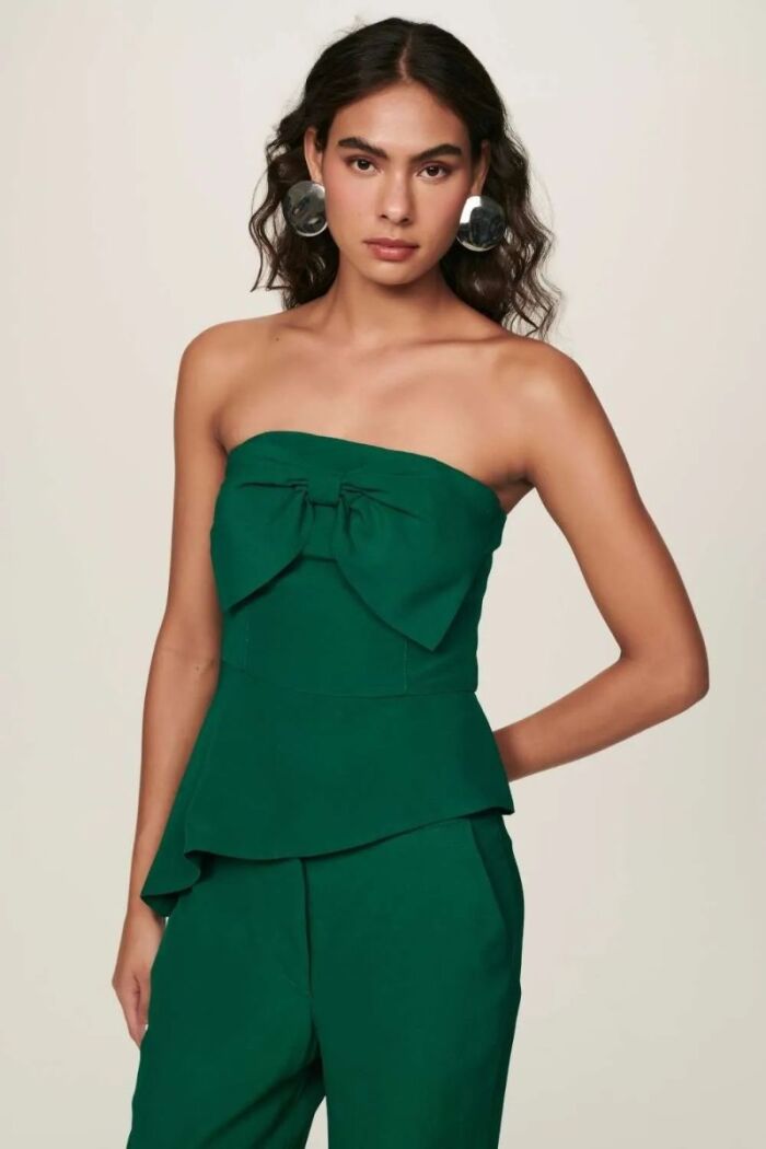 Imagem de Corselet Isabel Verde Ivy Le Blog