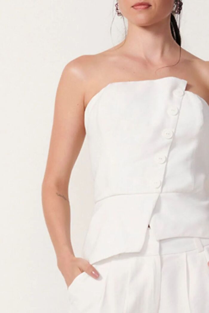 Imagem de Corselet Lila Off white Le Blog