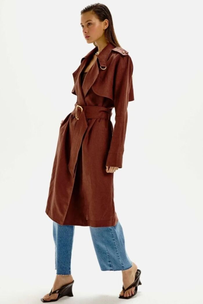 Imagem de Casaco Angélica Marrom Cobertura Le Blog