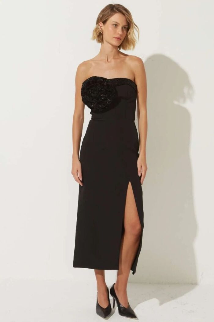 Imagem de Vestido Mídi Kate Preto Le Blog