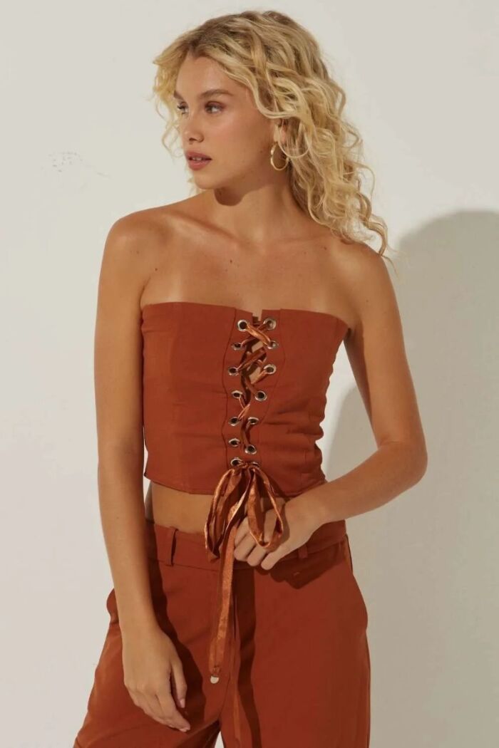 Imagem de Corselet Brenda Toast Gold Le Blog