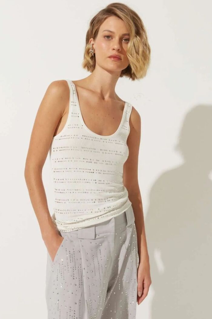 Imagem de Regata Denise Off White Le Blog