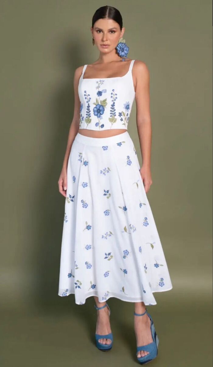 Imagem de Fabíola Top Bordado Marie Mercié