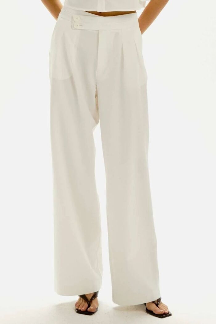 Imagem de Calça Vivian Off White Le Blog