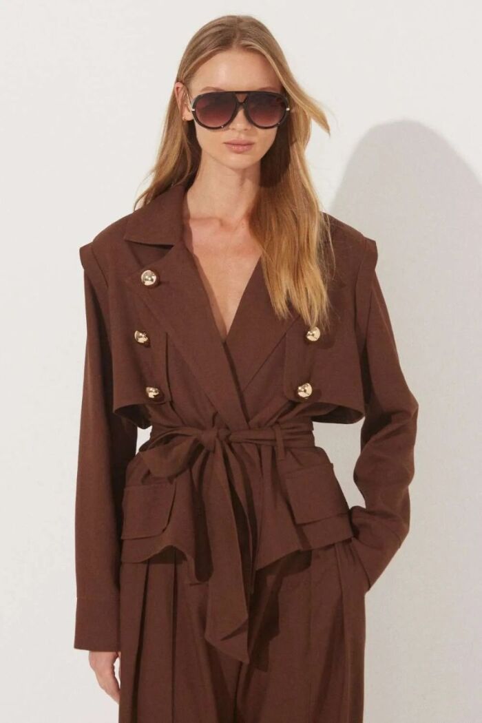 Imagem de Casaco Alê Marrom Toffe Le Blog