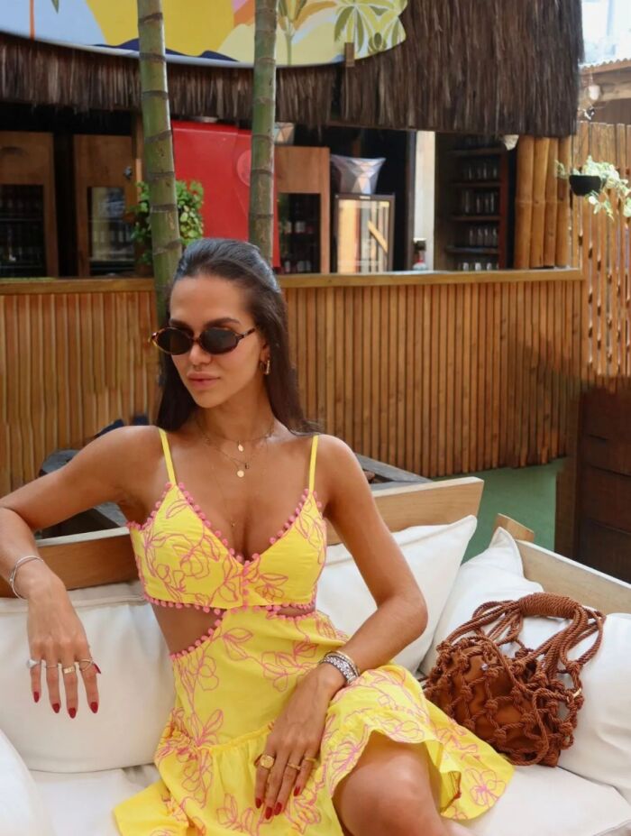 Imagem de Vestido Joana Amarelo Cloude