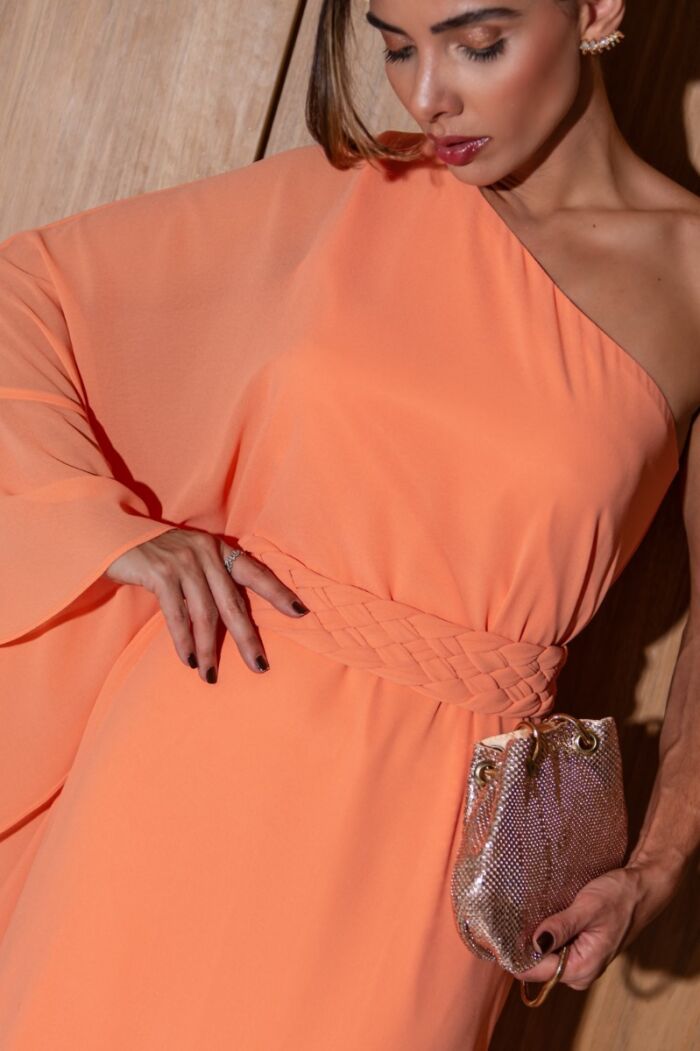 Imagem de Vestido Clarissa Laranja D´teliê