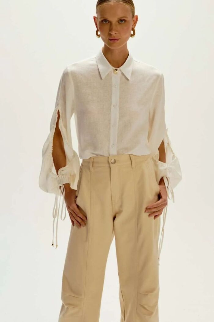 Imagem de Calça Sarja Lara Pérola Le Blog