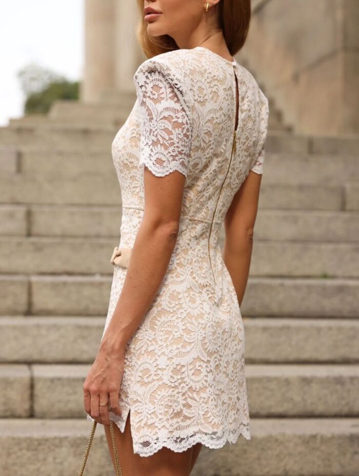 Imagem de Vestido Georgia Renda Off White Cloude