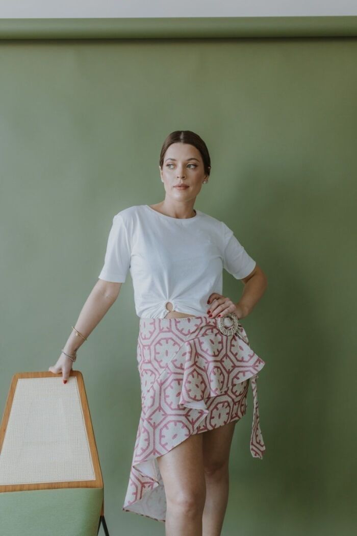 Imagem de Saia Mini Liz Aquarella