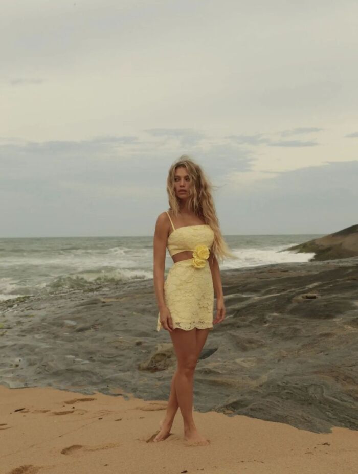 Imagem de Vestido Ana Lúcia Amarelo Cloude