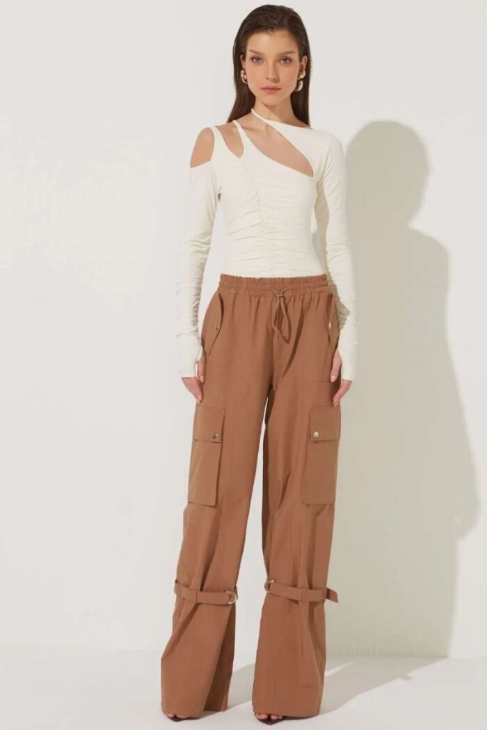 Imagem de Calça Priscila Marrom Mocha Le Blog