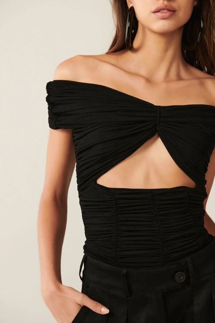 Imagem de Blusa Jasmim Preta Le Blog