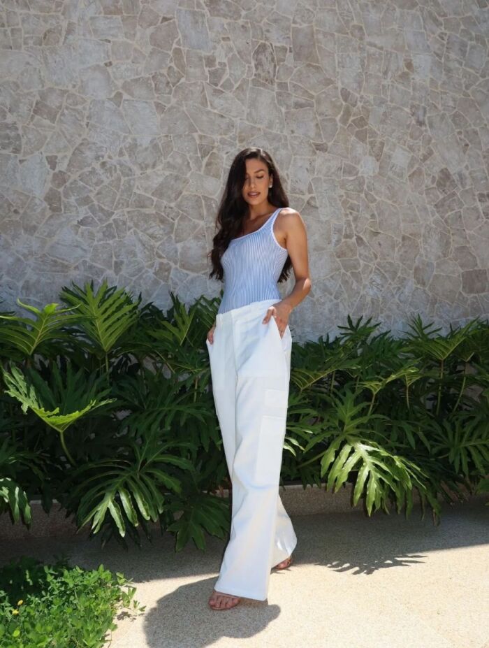 Imagem de Body Camily Listrado Cloude