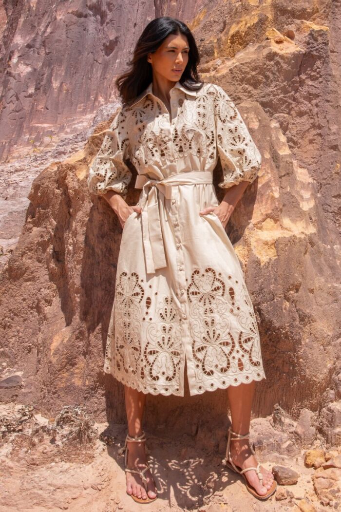 Imagem de Vestido Margarida Amarelo Marie Mercié