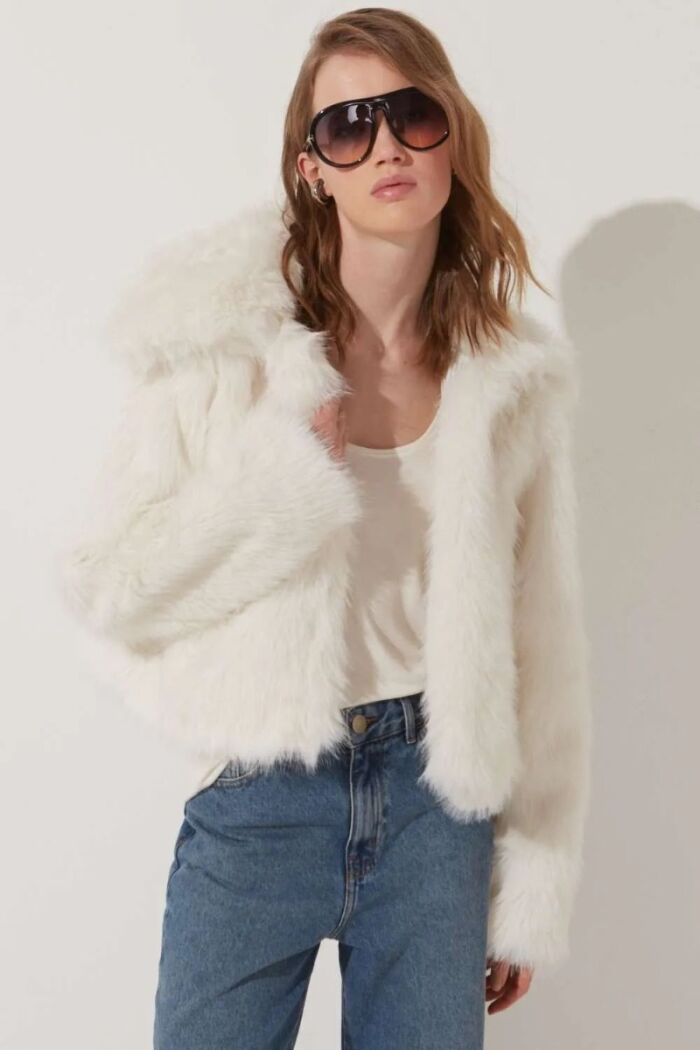 Imagem de Casaco Rosália Off White Le Blog