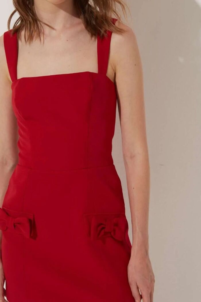Imagem de Vestido Curto Ângela Vermelho Puro Le Blog