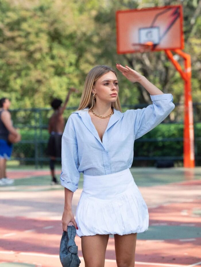 Imagem de Saia Camile Branca Cloude