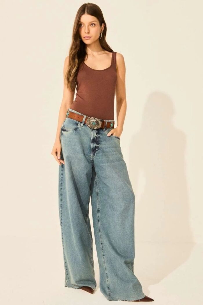 Imagem de Regata New Lidiane Marrom Ganache Le Blog