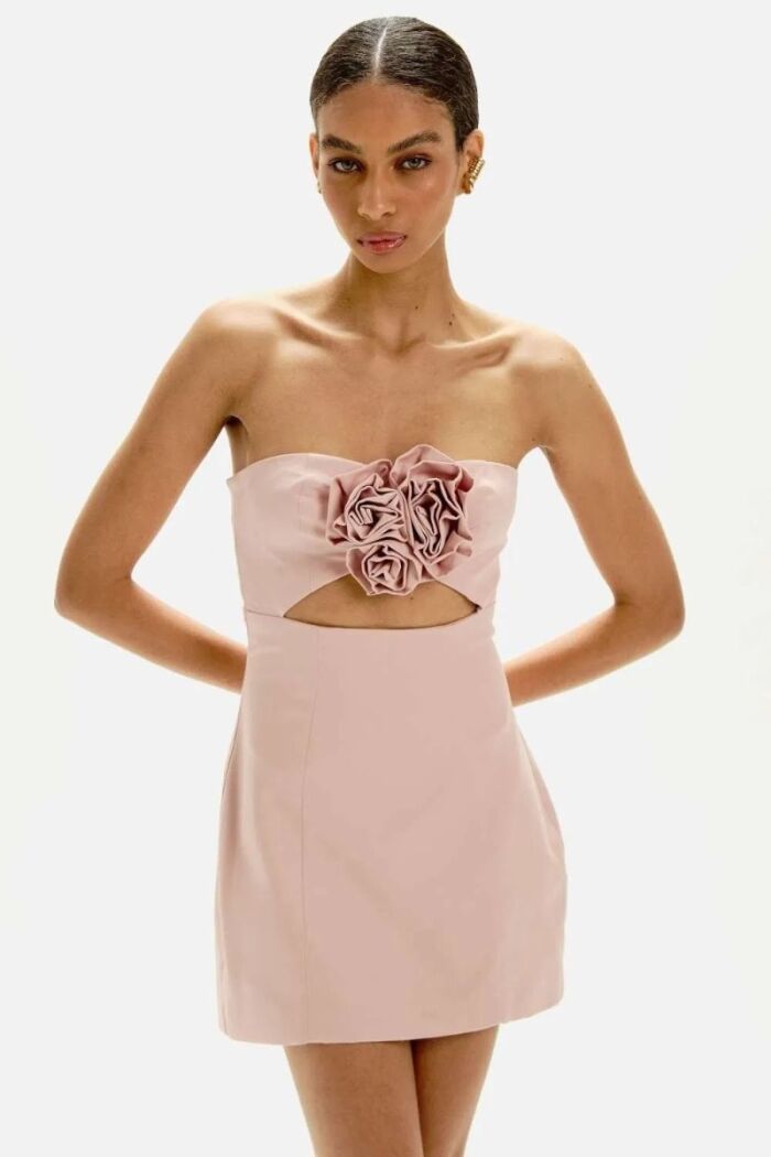 Imagem de Vestido Curto emma Rosa Quartzo Le Blog