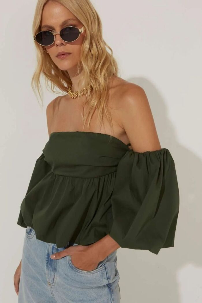 Imagem de Blusa Gisela Verde Ervilha Le Blog