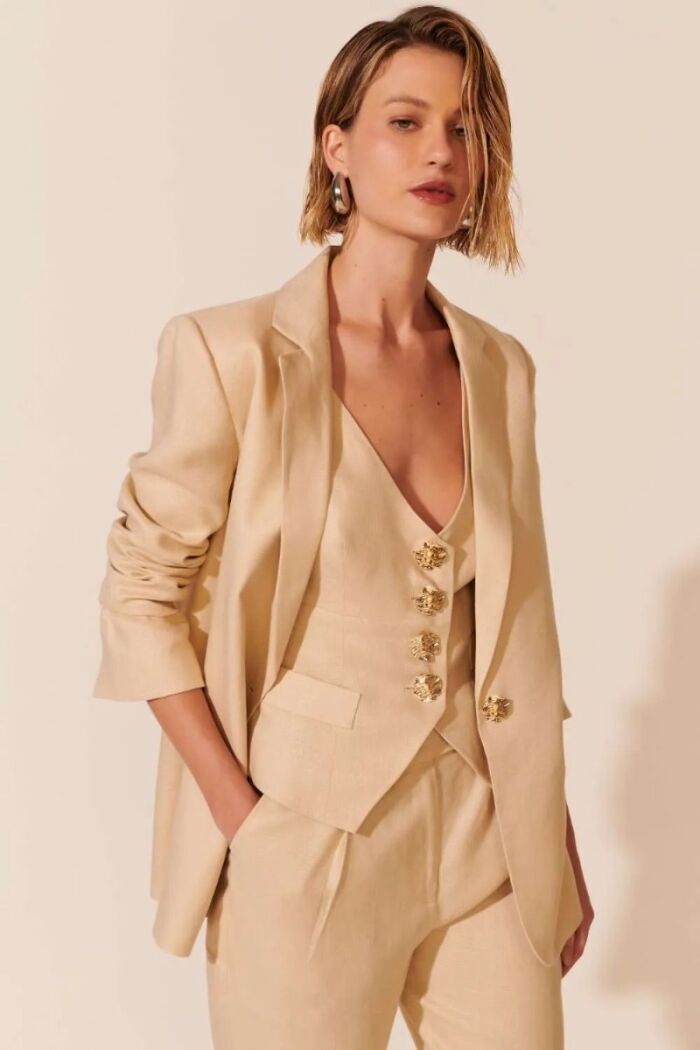 Imagem de Blazer Margot Natural Le Blog