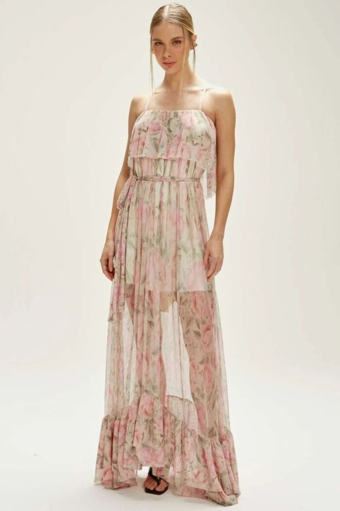 Imagem de Vestido Mídi Helena Floral Le Blog