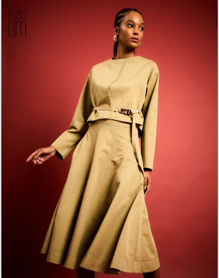 Imagem de Jaqueta de Sarja Caqui Latte Mais Um