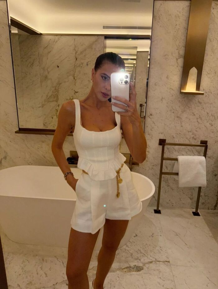 Imagem de Short Graziela Off White Cloude