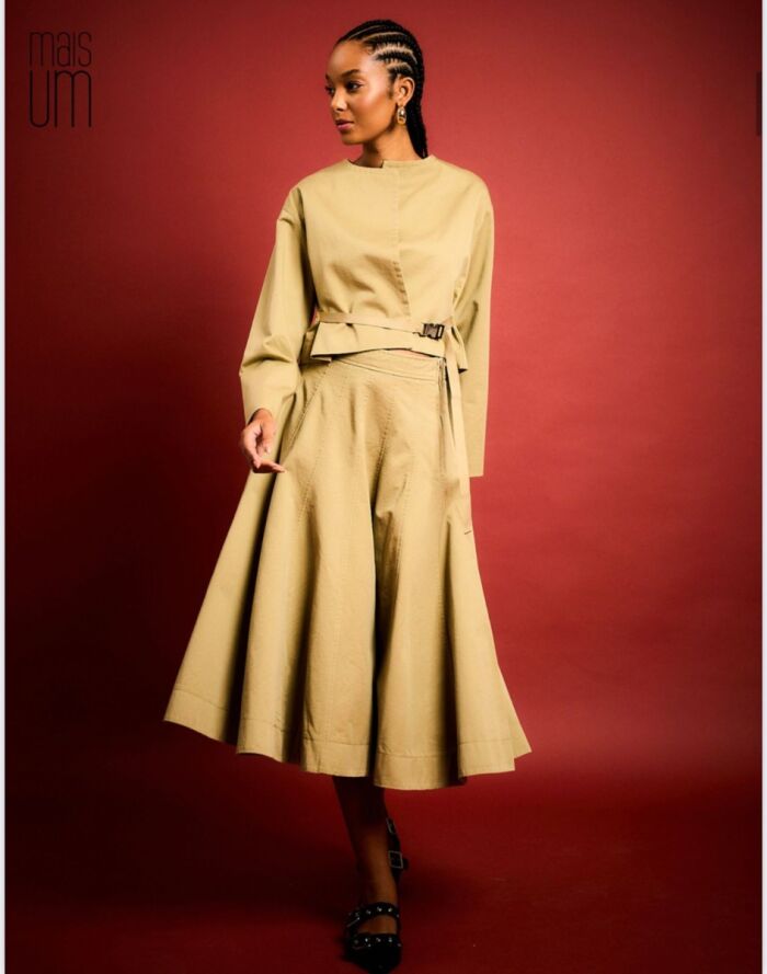 Imagem de Jaqueta de Sarja Caqui Latte Mais Um