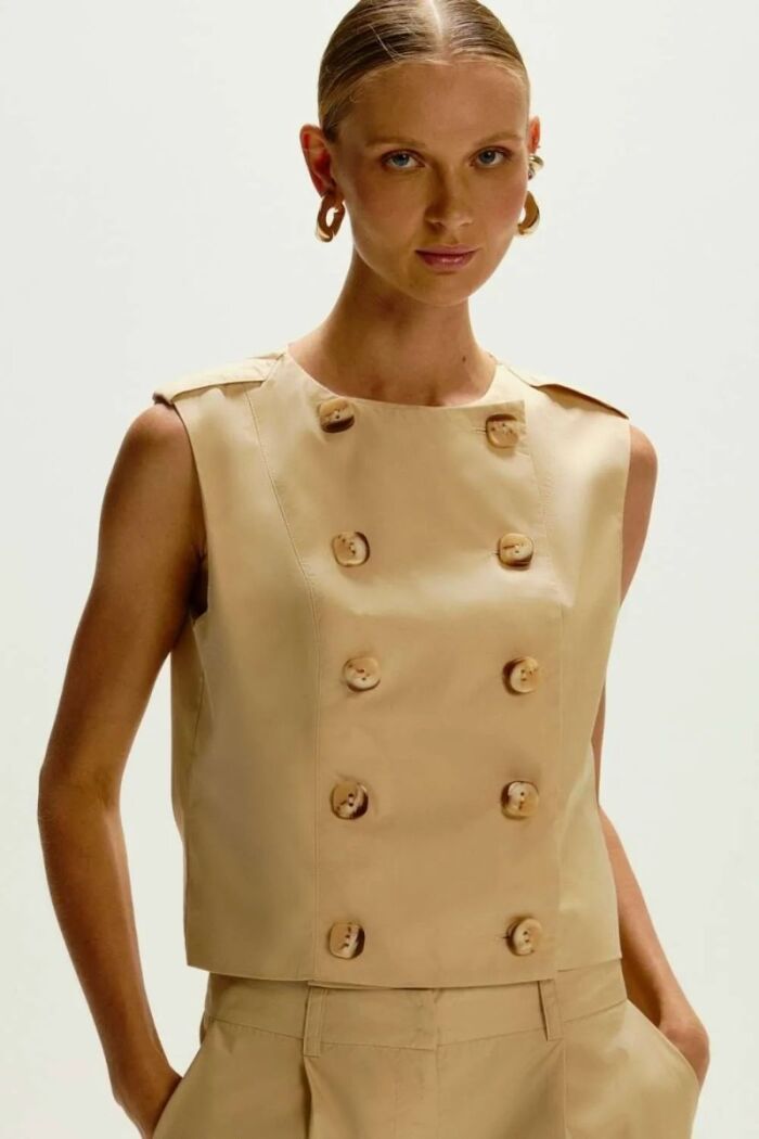 Imagem de Casaco Lucy Bege Classic Le Blog