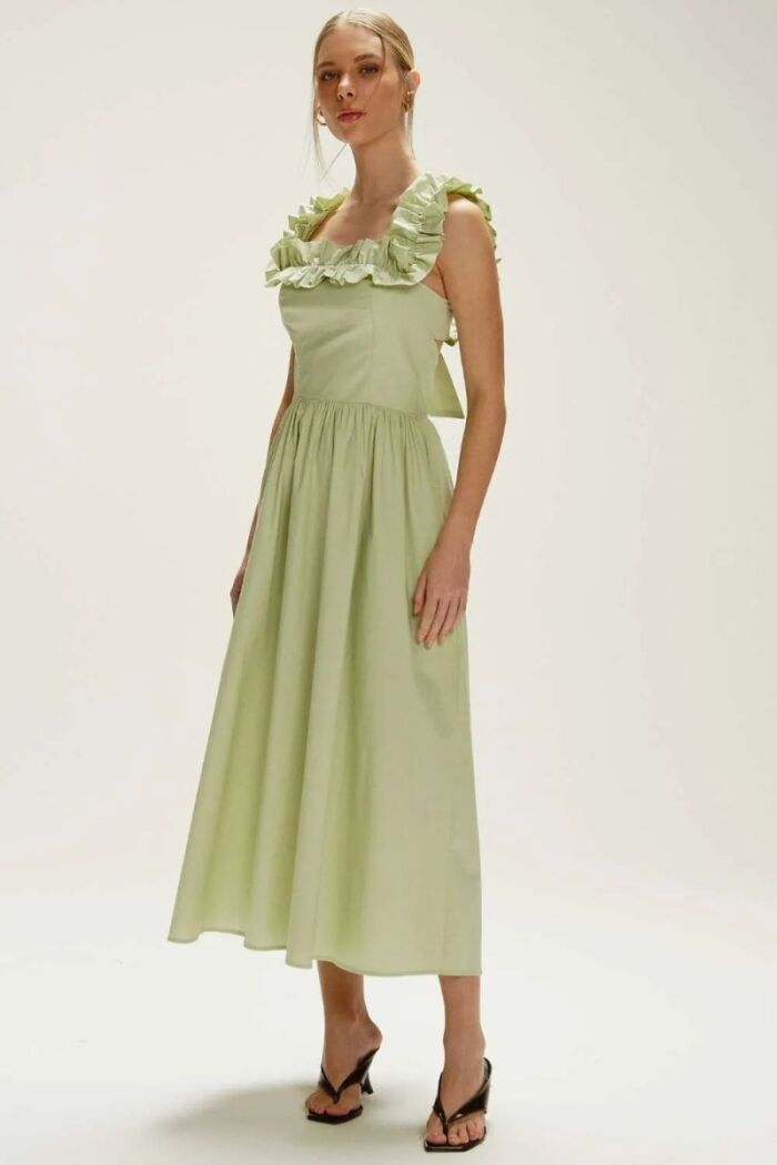 Imagem de Vestido Carmela Verde Glacê Pistache Le Blog