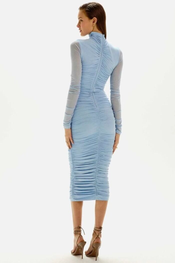 Imagem de Vestido Mídi Natasha Azul Sereno Le Blog