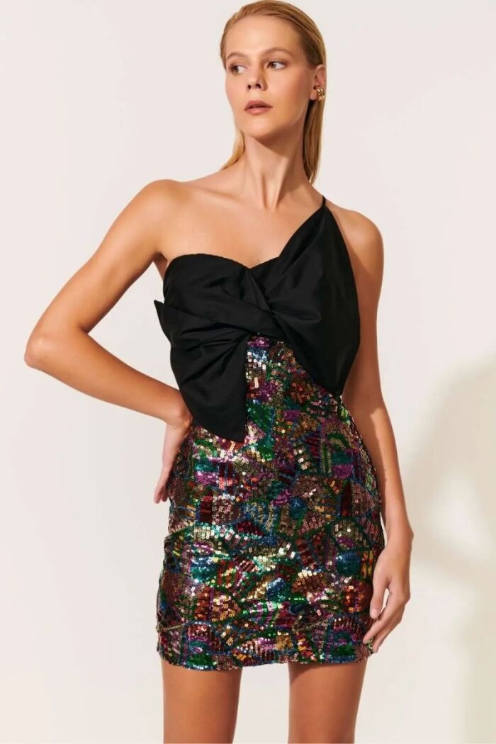 Imagem de Vestido Chloe Multicolorido Le Blog