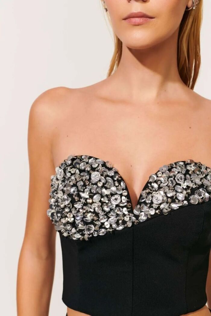 Imagem de Corselet Luzia Preto Le Blog