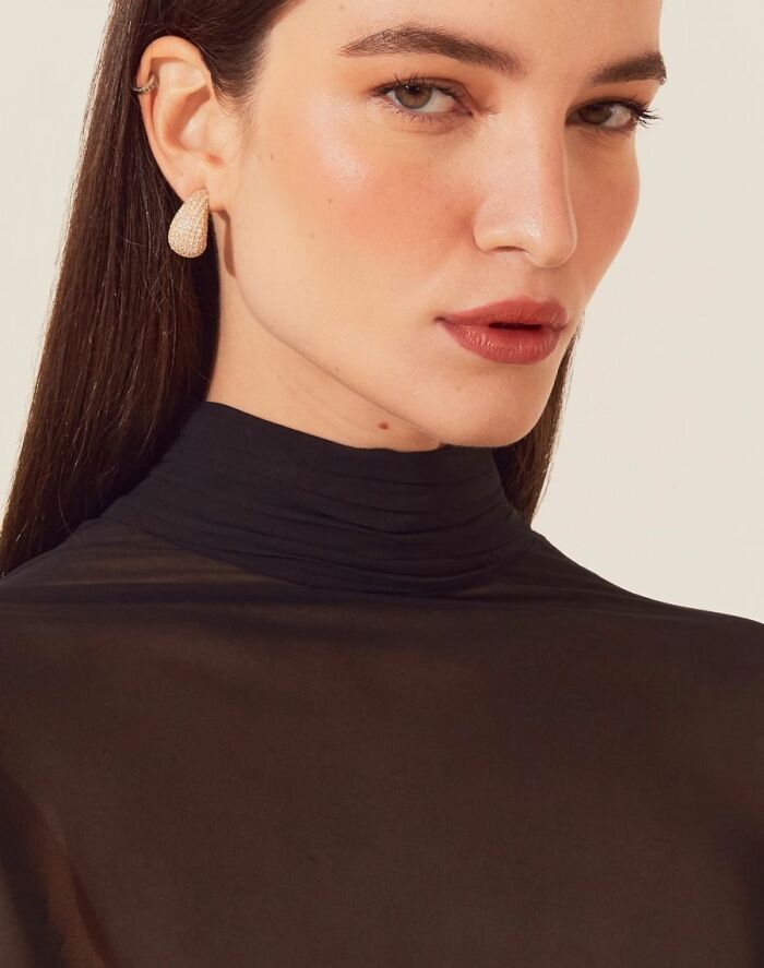 Imagem de Macacão Heloíse Preto Amissima