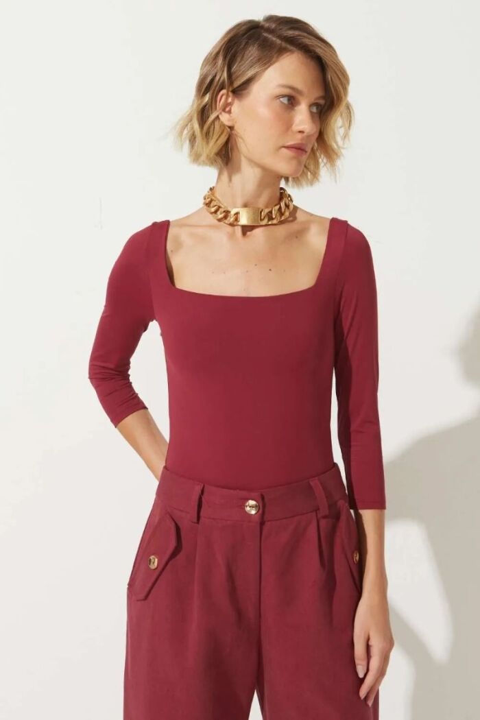 Imagem de Body Andressa Dark Wine Le Blog