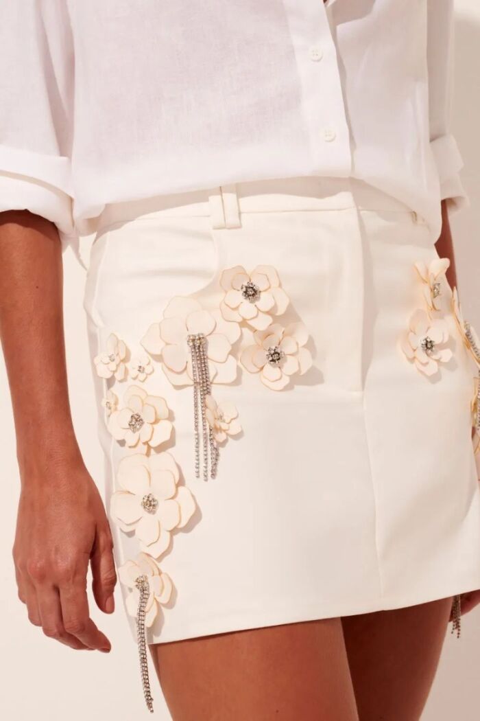 Imagem de Saia Dalila Off White Le Blog