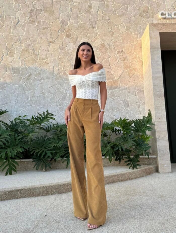 Imagem de Calça Nara Caramelo Cloude